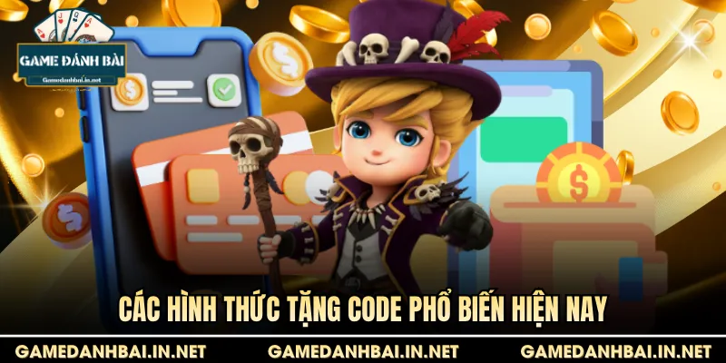 Các hình thức tặng code phổ biến hiện nay