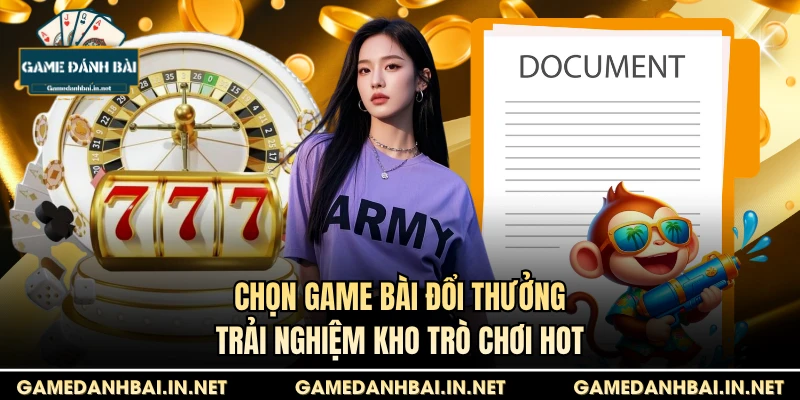 Chọn game bài đổi thưởng trải nghiệm kho trò chơi hot