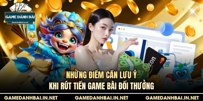 Những điểm cần lưu ý khi rút tiền game bài đổi thưởng