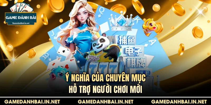 Ý nghĩa của chuyên mục hỗ trợ người chơi mới